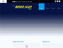 Tablet Screenshot of bingostarperu.com